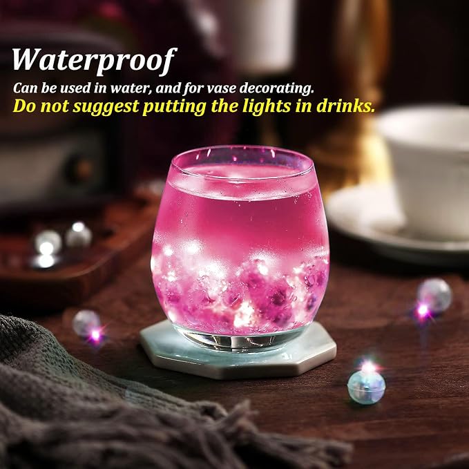 200pcs Pink LED Balloon Light, Mini Tiny Light Round Led Ball Lamp for Paper Lantern Balloon Indoor Outdoor Party Event Birthday Party Wedding Decoration Halloween Christmas Supplies