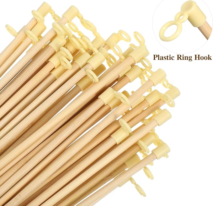 100Pcs Lantern Sticks,11 Inch DIY Lantern Pole Toy Wooden Lanterns Handle for Kids Birthday Wedding Halloween Party Accessories