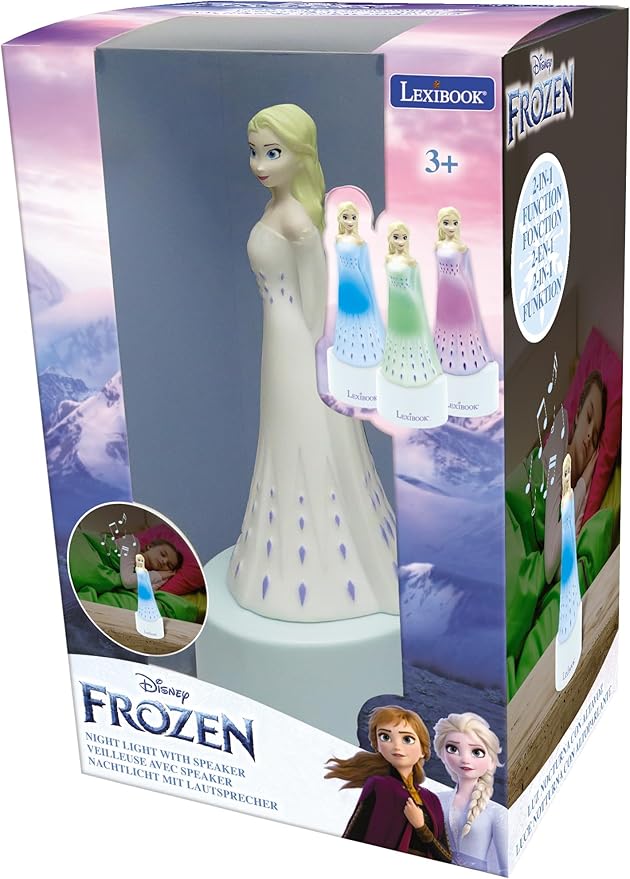 LEXiBOOK, Frozen Nightlight Speaker, NS01FZ