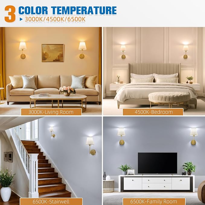 14.5 inch Battery Operated Wall Sconce Set of 2,Beige Gold Rechargeable Wall Lights with 10400mAh Dimmable Bulbs and Remote,10 Colors Wireless Wall Lamps for Bedroom Living Room