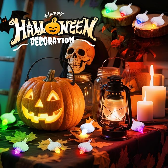 24 Pack Mini LED Lantern Lights - Battery Operated Small Lights for Paper Lanterns, Perfect for Party, Birthday, Wedding, Halloween, Christmas Decorations (Multicolor)