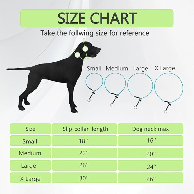 22" Dog Slip Collar – 5/32" Paracord Rope Dog Collar with Spring-Loaded Stopper & Stainless Steel O-Ring, Reflective for Low-Light Visibility (Pink & Light Gray)