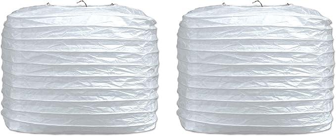 Square Paper Lanterns-White
