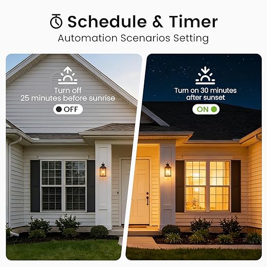 GHome Smart Switches for Lights, Single Pole WiFi, Works with Alexa, 3 Pack | Google Home Compatible, Neutral Wire Required, 2.4GHz WiFi, Voice Control, App Control, Schedule, Timer, UL FCC Listed