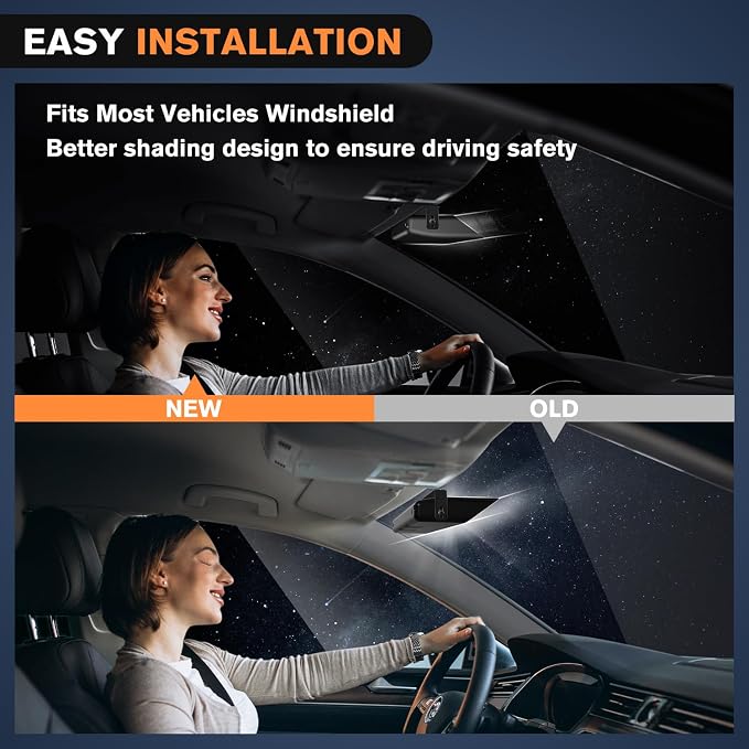 Nilight 32LED White Emergency Dash Strobe Lights w/Controller Suction Cups | Warning Hazard Interior Front/Rear Windshield Deck Split Light Bar for Trucks Construction Vehicles