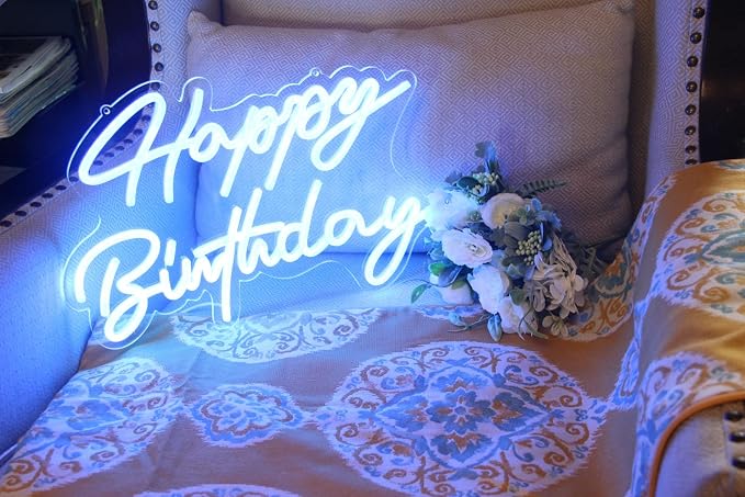 Ulalaza LED Neon Sign Night Light for Wall Party Décor Bedroom Room Bar Wedding Home Birthday Art Decoration Christmas with USB Chain Light modulator 5v 16.5''*9.1''