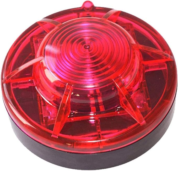LED Road Flares Roadside Flashing Emergency Lights Beacon with Magnetic Base for Vehicle and Outdoor Sports..(scarlet)