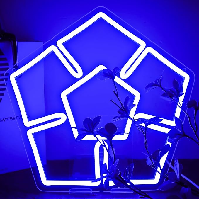 AHlove Lock Neon Sign for Wall Decor，LED Neon Lights for Game Room、Man Cave，Birthday、Christmas Gifts for Teen Boys and Girls