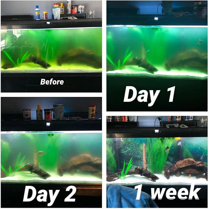TARARIUM Aquarium Light 5W for 20-75 Gallon Submersible Clean Green Lamp CTUV-H6F/CTUV-H5P/CTUV-H4F/AQ028/IX-120-U-V Replacement Light Bulb