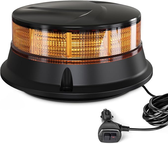 Agrieyes W16M Amber LED Beacon Lights, Emergency Strobe | Warning/Strobe Flashing