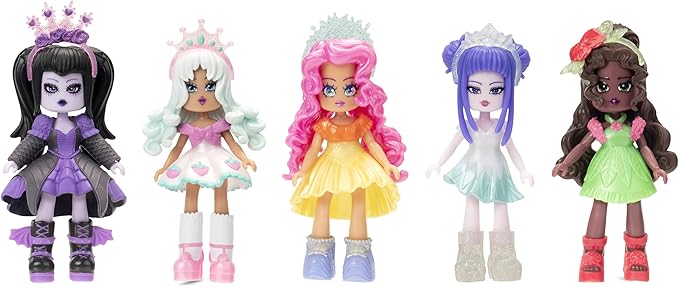 3” Ice Fairy Fashion Doll - 1 Figure with 9 Fashion Accessories - Virtual Item Code Included - Series 2 - Ages 5+