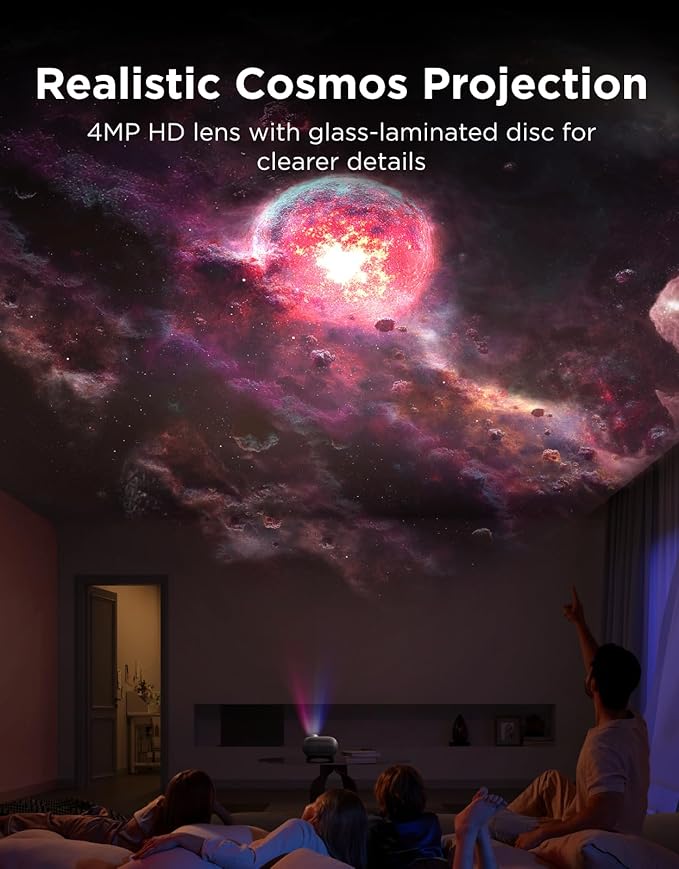 Govee Galaxy Light Star Projector 2 Pro, 4 Megapixel HD Lens, Planetarium Projector work with Matter, Night Light Projector with 20+ Preset Scenes, Star LED Lights Projector, Room Decor, Gift for Kids