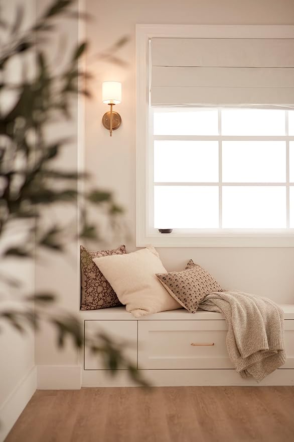Kichler Wall Sconce 1Lt, Brushed Natural Brass