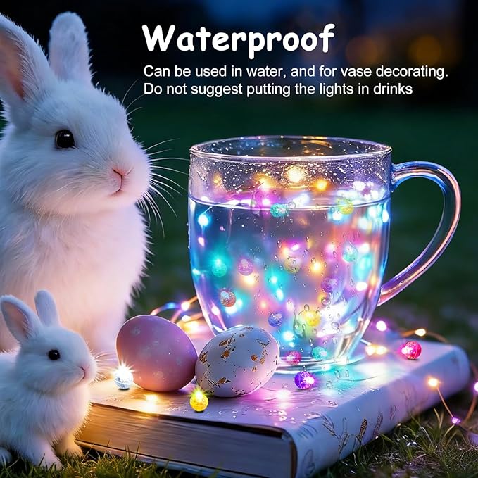 ZGWJ 50PCs Colorful Balloon Lights Mini, Battery Powered, Long Standby Time Waterproof Tiny Led Round Flash Light for Paper Lantern Balloon Party Easter Eggs Wedding Christmas Halloween Decorations
