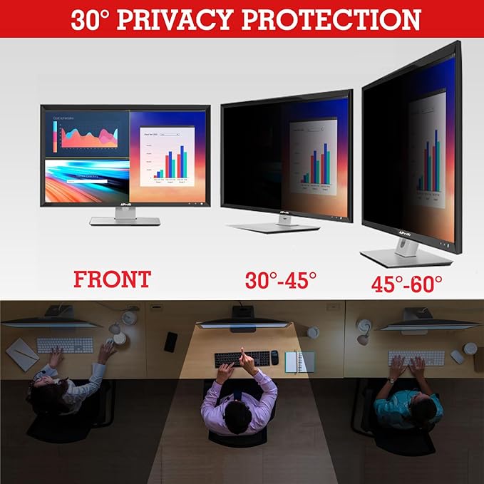 42 Inch Privacy Screen Filter for Widescreen 16:9 TV Monitor | Privacy Shield | Anti-Glare | Anti-Blue light | Eye Protection | Anti Spy | Computer Security Private Filter Protector