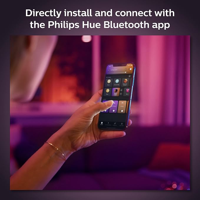 Philips Hue Smart Slim 6 Inch LED Downlight, 6-Pack | White and Color Ambiance, 1200 Lumens, Dimmable, Millions of Colors, Works with Alexa Google Assistant & Apple HomeKit