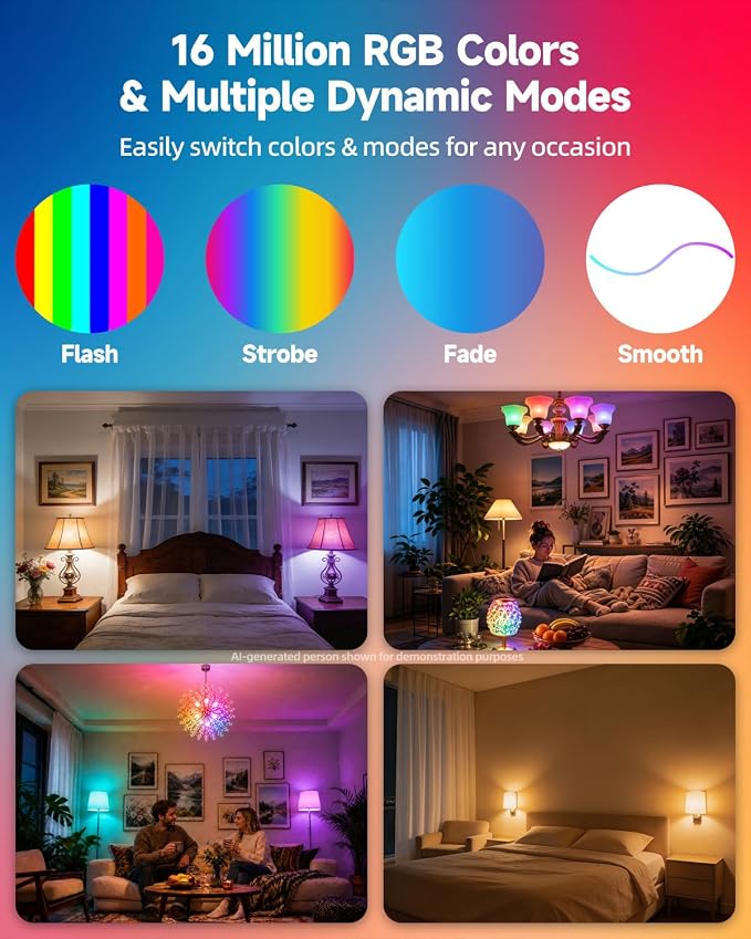 Color Changing G9 LED Bulb 120V 3W Smart Bluetooth G9 Bulb 2-Pack | Glass Cover, 20W Halogen Equivalent, App&Remote Control RGBCW G9 LED Bulb, for Chandelier Pendant Light & Ceiling Lights