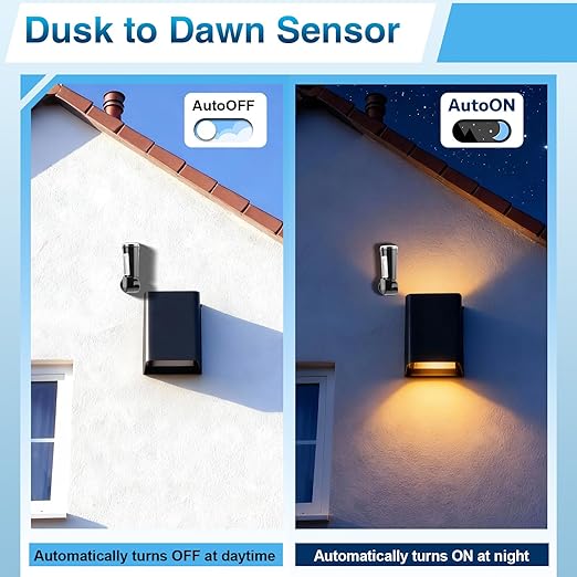 Dusk to Dawn Sensor,Greencycle 5PK Photocell Sensor for Outdoor Lights Auto On/Off, Waterproof IP65 Photo Cell for Outdoor Lighting, Flood Light, Lamp Post - Energy Saving & Easy Install