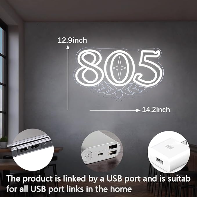 805 Firestones Neon Signs Beer Bar Neon Lights for Wall Decor, Dimmable Brewing LED Neon Artwork For Bar Man Cave Pub Store Shop Home Wall Window Decor (White 805)