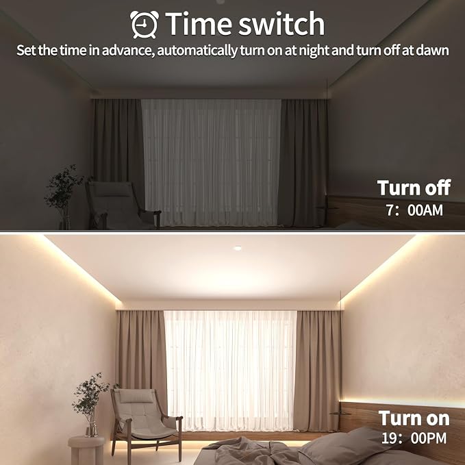 COB LED Strip Lights 100ft,3000K DC 24V Dimmable Warm White | LED Rope Lights for Bedroom,with Remote & app Control LED Lights Strip for Living Room, Shelf, Cabinet(2 Rolls of 50ft)
