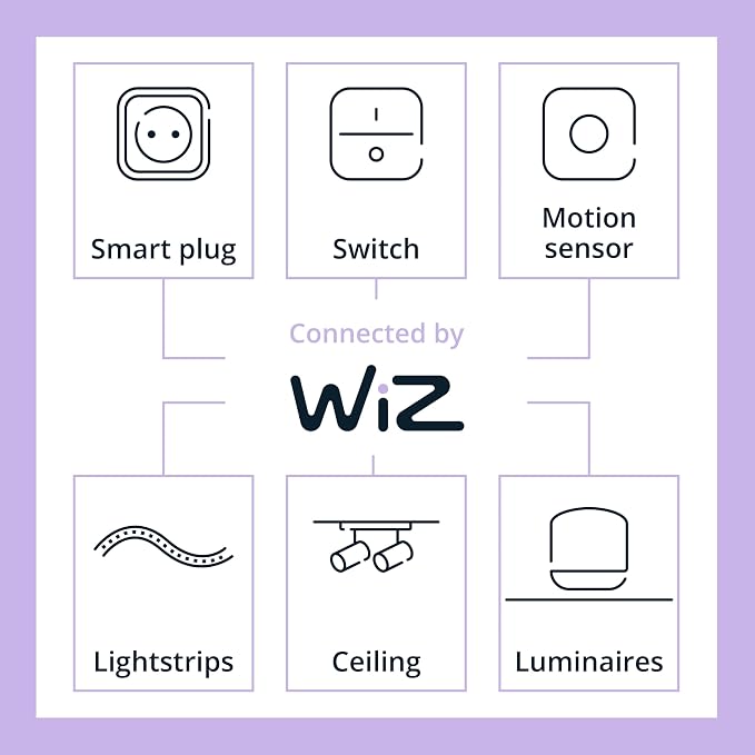 PHILIPS Smart Vintage Amber G25 25W Color Filament LED Smart Bulb 4 Pack - E26 Indoor -Connect to Your Wi-Fi - Control with Voice or App - Powered by WiZ Connected