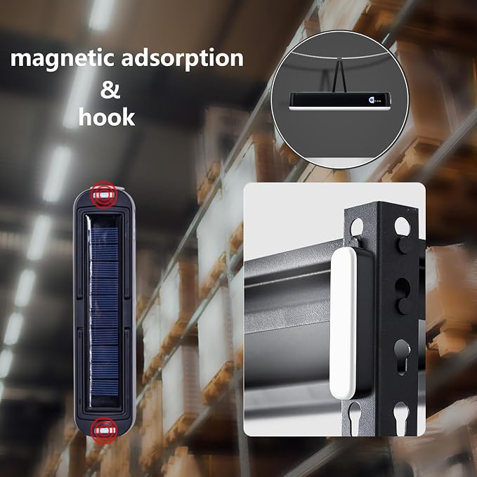 Rechargeable LED Magnetic Work Light Bar 5500mAh,6500K Daylight Portable Emergency Lighting for Home Power Outages,Camping,Automotive Repairs,Under Hood & Workshop(1 Pack)