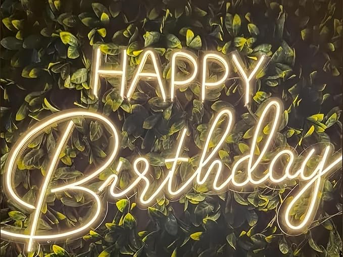 Ulalaza LED Neon Sign Night Light for Wall Party Décor Bedroom Room Bar Wedding Home Birthday Art Decoration Christmas with USB Chain Light modulator 5v 16''*8''