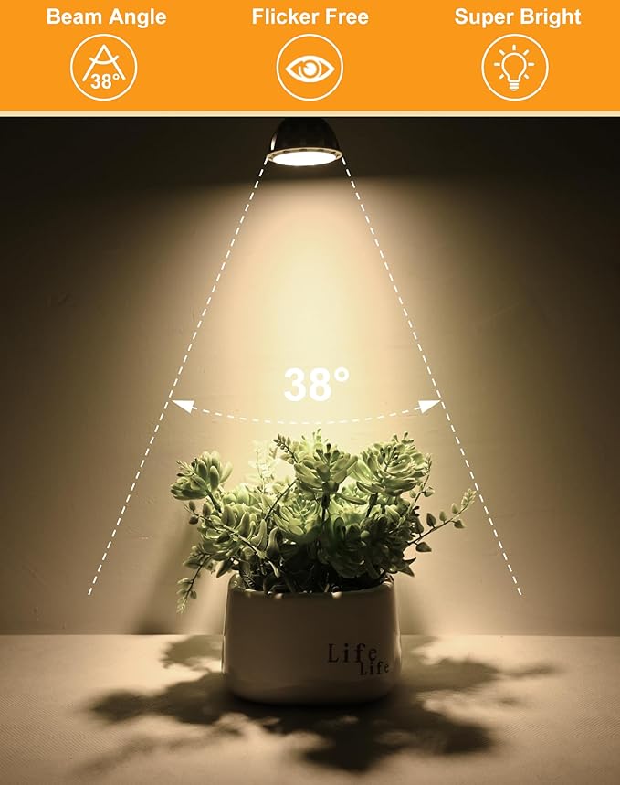 MR16 LED Bulbs 4000K Natural White 6-Pack 5W GU5.3 85+ CRI for Retail Display & Kitchen Lighting