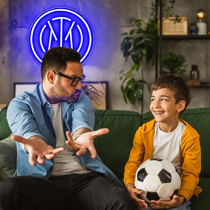 AHlove Football Team Neon Sign for Wall Decor，LED Neon Lights for Game Room、Man Cave，Birthday、Christmas Gifts for Teen Boys and Girls