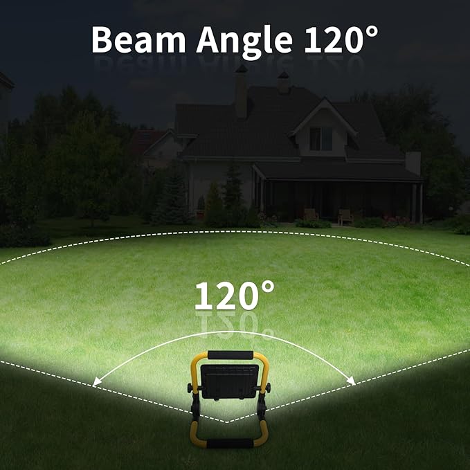 LED Light Work Stand: 3600LM Portable Lighting for Job Site, Construction & Garage Workshop,70W,IP66 Waterproof