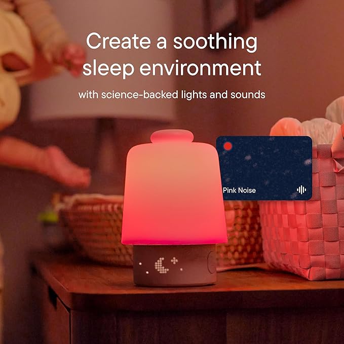 Hatch Baby Sound Machine, Night Light | Hatch Baby (Greige) Sleep Support | Registry Essential, Routine Builder, Time-to-Rise Alarm Clock, White Noise, Nursery Stories, Toddler Kids (Wi-Fi)
