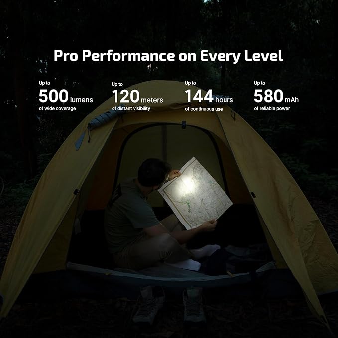 OLIGHT Oclip Pro Rechargeable EDC Clip-on Flashlight, OD Green | Red Light, 500 Lumens Floodlight, Spotlight, Pocket-Sized, USB-C Charging, Magnetic, for Work, Signaling, Outdoor or Home Use
