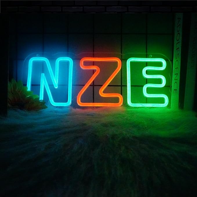 N.Z.E Neon Signs for Wall Decor Neon Lights for Bedroom Led Business Signs Suitable for Man Cave Bar Pub Restaurant Christmas Gift Art
