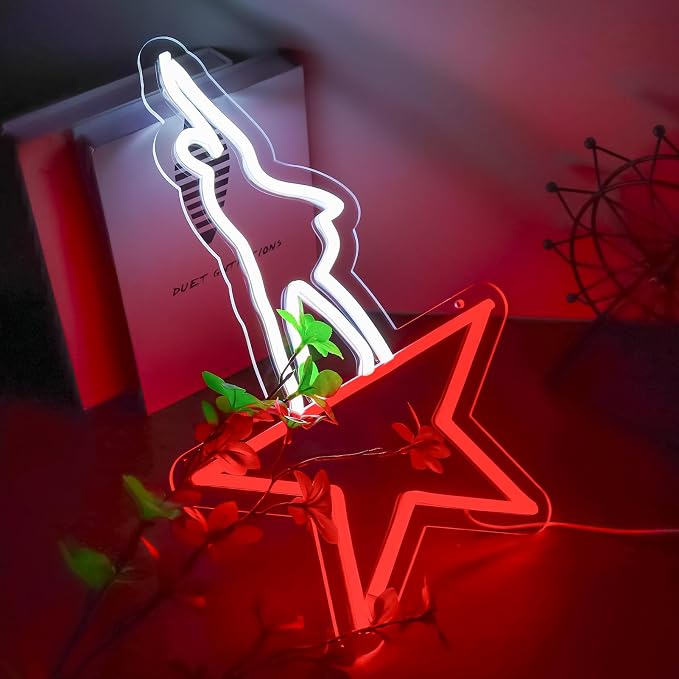 Hamilton Musical Neon Sign，Neon Light LED Sign for Man Cave Wall Decor Dormitory Decoration,Birthday Gifts for Boys