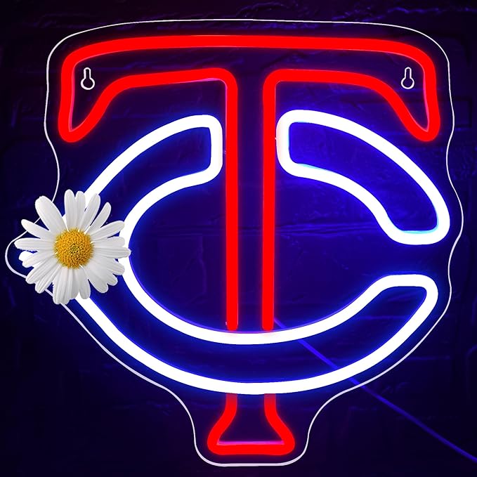 Baseball Neon Sign for Wall Decor Baseball LED Light Up Sign Baseball Wall Decor Sports Neon Lights for Club Bedroom Man Cave Bar Sports Gifts for Men Teen Boys Fans,Size 13.4 * 13.4 in(XD149)