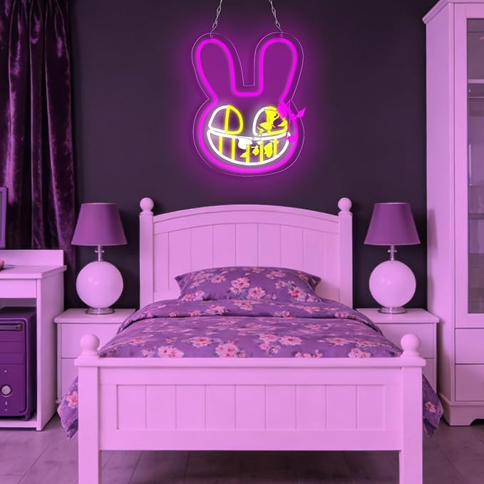 AHlove Circus Neon Sign for Wall Decor，LED Neon Lights for Game Room、Man Cave，Birthday、Christmas Gifts for Teen Boys and Girls