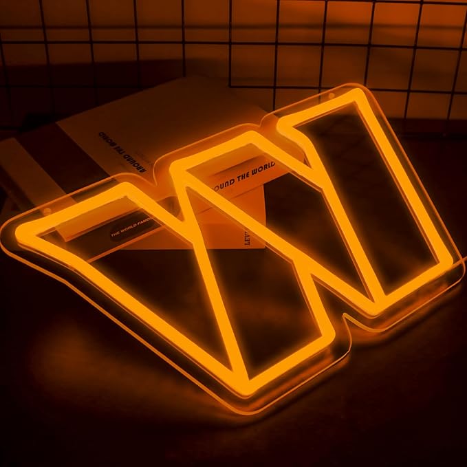 Commander Football Neon Signs Led Sign for Wall Decor Rugby Team Light Up Sign Suitable for Man Cave Office Bar Pub Wall Art Gifts for Teen Boys