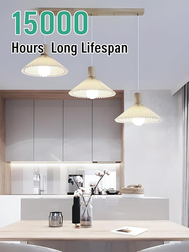 24 Pack LED Light Bulbs 100 Watt Equivalent, A19 15W 5000K Daylight White, 1500 Lumens Super Bright White Light, E26 Standard No Flicker Energy Saving Lamp Bulb for Home, Bedroom, Office, Non-Dimmable