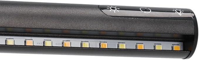 Monitor Light Bar Eye Caring USB Powered Computer Screen Light with 5 Color Temperatures & 3 Dimming Levels, Adjustable Clip for Flat and Curved Monitors up to 2 Inches (300SA)