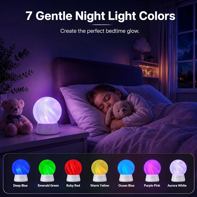FSSQBFLC Galaxy Light Aurora Projector Night Light LED Star Projector for Bedroom Nebula Lamp, Home Room Decor, Remote Control, Colorful Lighting Effects White