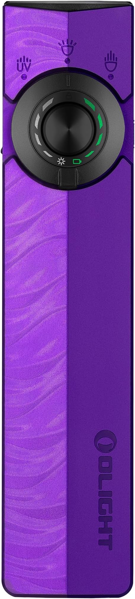 OLIGHT ArkPro EDC Flat Flashlight Rechargeable, Pocket Light, Nebula Violet | Green Beam, White LED, UV Flashlight, 1500 Lumens Flash Light, USB-C Magnetic, Camping Lights for Emergency Work Outdoor Home
