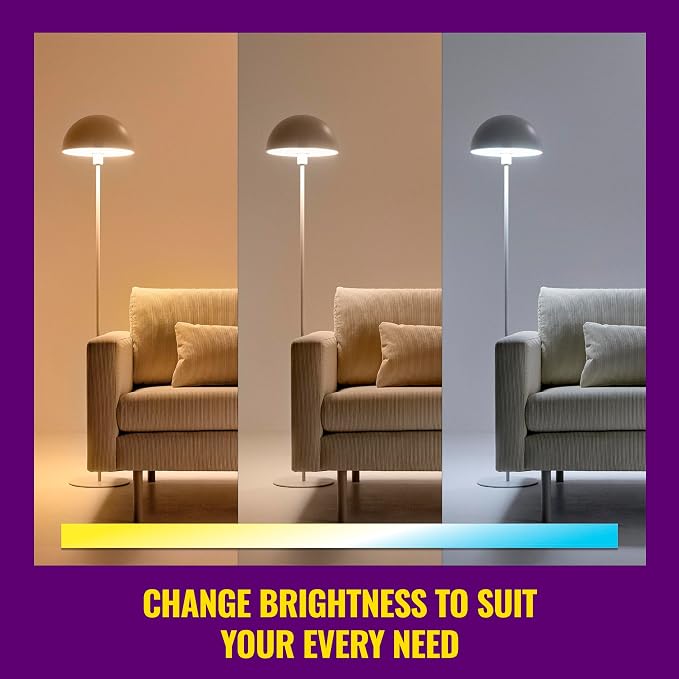 WiZ Connected 40W B12 Color LED Smart Candle-Shaped Bulb - Pack of 1 - E26- Indoor - Connects to Your Existing Wi-Fi - Control with Voice or App + Activate with Motion - Matter Compatible