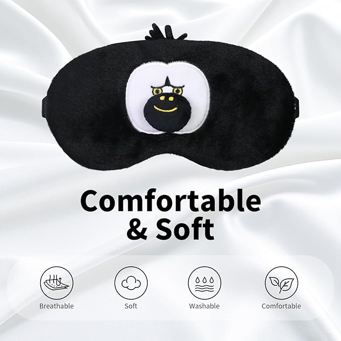 PERFECTSIGHT Cute Sleep Eye Masks (Orang)
