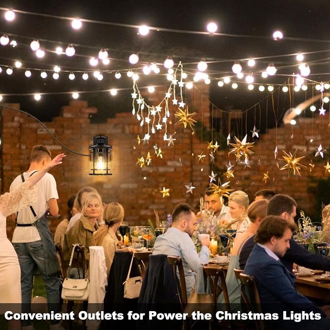 Retro Industrial Brown Outdoor Wall Lights with GFCI Outlet - Dusk to Dawn & Motion Sensor Porch Light, 3 Modes, Waterproof Anti-Rust Exterior Sconce for Porch,Garage, Patio, House