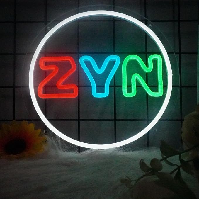 Z.Y.N Neon Signs for Wall Decor Neon Lights for Bedroom， Led Business Signs Suitable for Man Cave Bar Pub Restaurant Christmas Gift Art