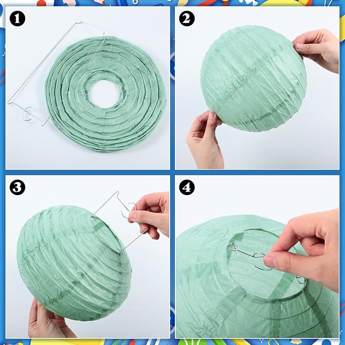 15 Pcs Boho Hanging Paper Lanterns Boho Classroom Decor Back to School Classroom Ceiling Decor Round Multi Color Garlands Bulletin Board for Classrooms Office Wall Birthday Party Supplies