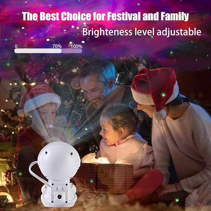 Astronaut Star Projector, Galaxy Projector Light, Kids Night Light, Nebula Star Ceiling Night Light with Remote,Gifts for Birthdays, Valentine's Day, Christmas