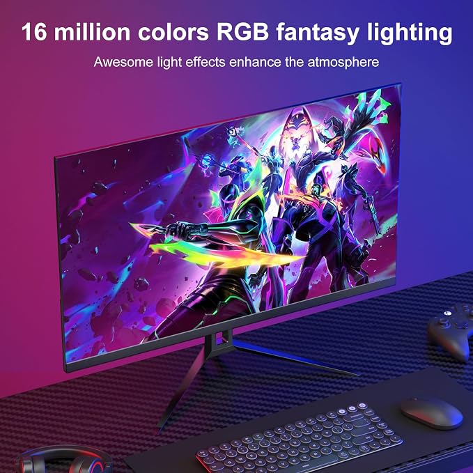 pc sync Light bar，LED Light Strips Deliver Synchronized Lighting Effects with Screen Colors and Music, Compatible with Win/Mac Systems. (PC Sync Light (for 32-34-inch Models))