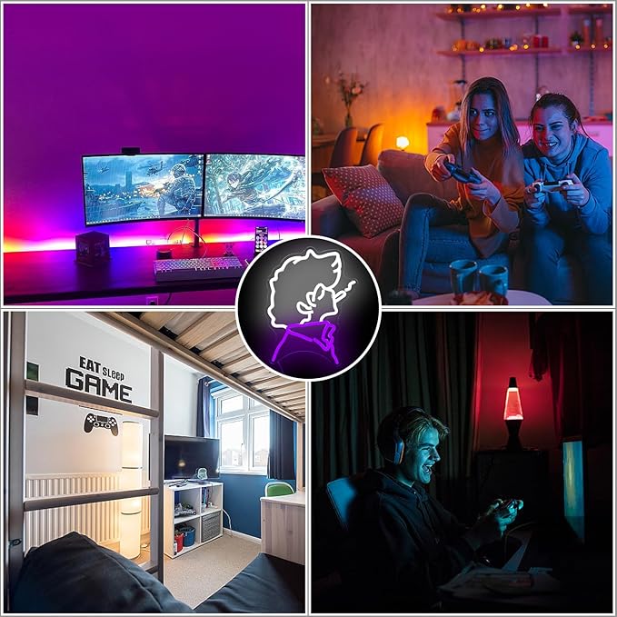Anime Cowboy Neon Sign Japanese LED Sign Neon light Sign for Wall Decor Light Up Signs for Bedroom Gamer Room Man Cave Neon Lights for Boys Gifts