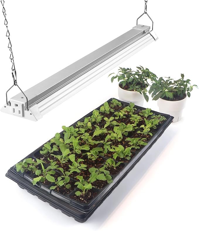 Barrina TX36 2FT LED Grow Light for Indoor Plants, 36W(200W Equivalent), High PPFD, Full Spectrum, Hanging Plant Lights for Indoor Growing, Seedlings, Vegetables, with On/Off Switch, Linkable, 1 Pack